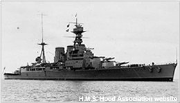 H.M.S. Hood During the World Cruise